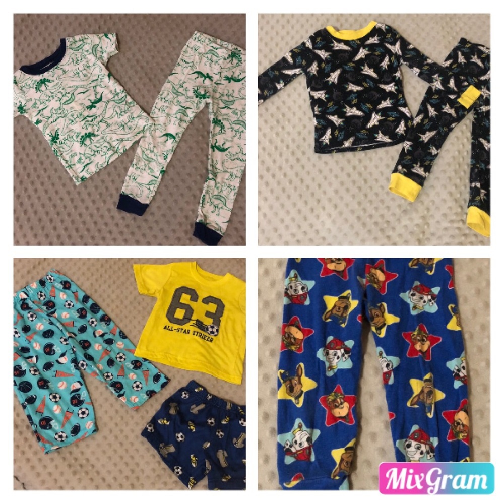 TODDLER BOY 2T PAJAMAS
